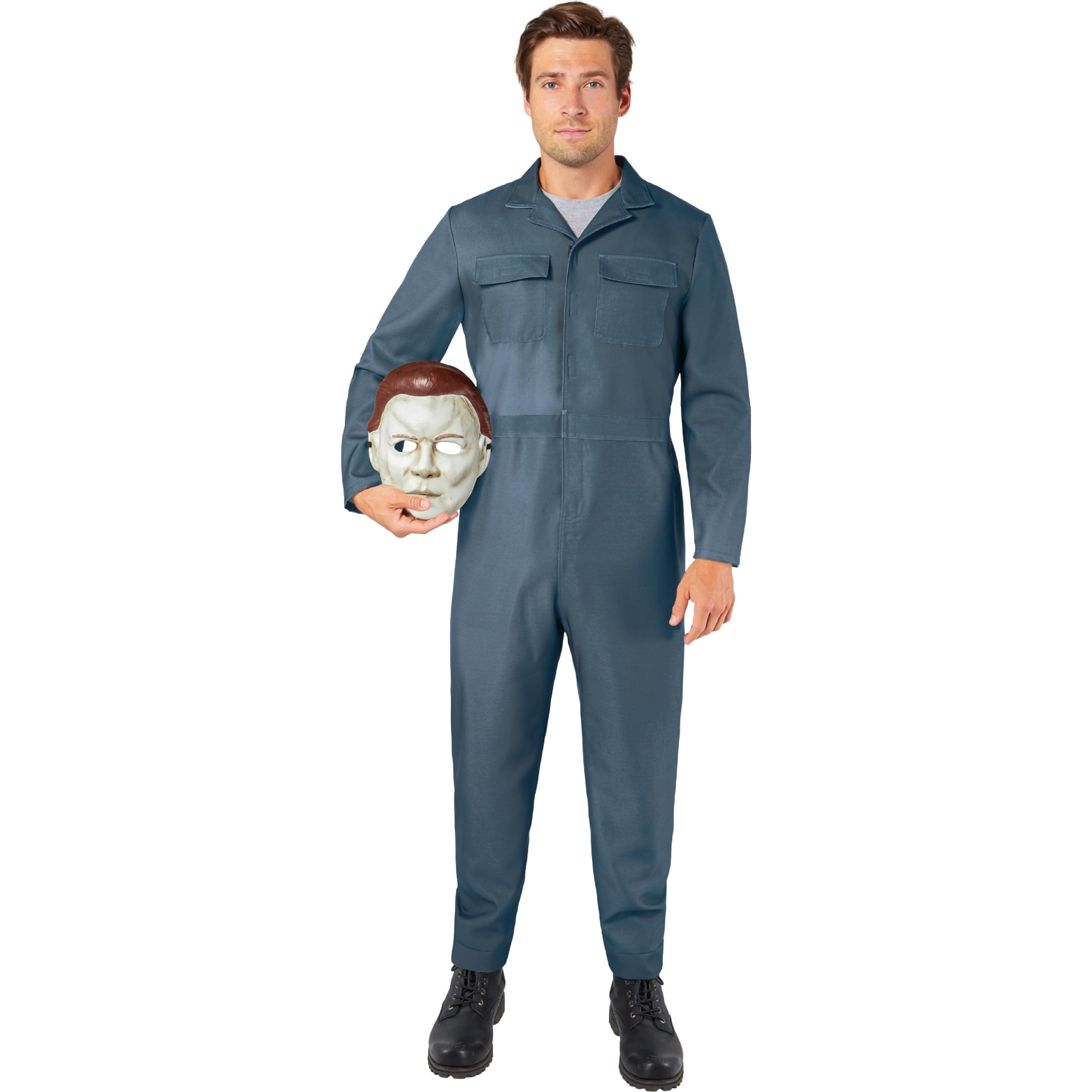 Michael Myers Halloween Costume for Adults, 2-Piece, Men's Size L (36/38), by Rubies