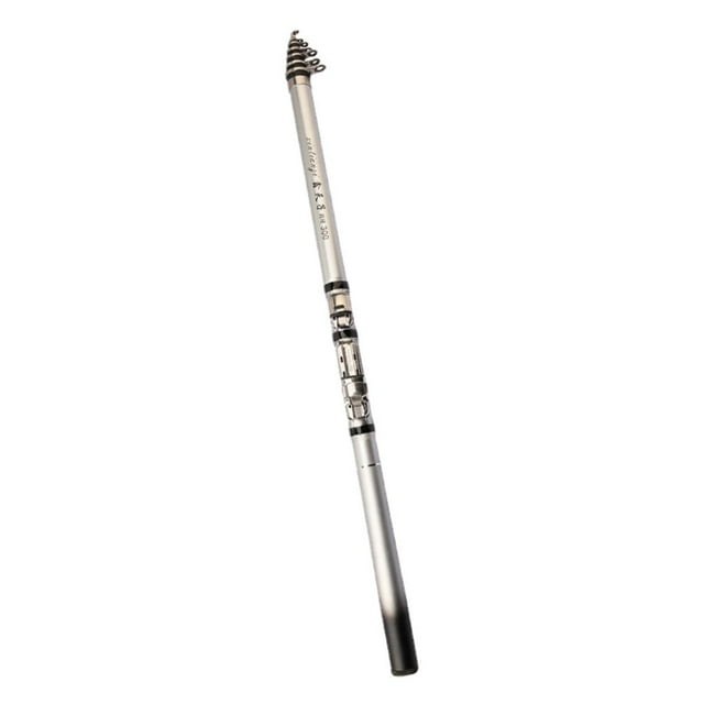 Caña de Pescar Giratoria de Fibra de Carbono M Power Telescópica Surf para Diestros/Zurdos Sunnimix