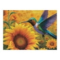 thumbnail image 6 of Shiartex Sunflower Hummingbird Puzzles for Adults, Bird Flower Art Jigsaw Puzzles, Colorful Challenge Sunflower Plant Puzzle as Hummingbird Wall Decor 500 PCS, 6 of 6