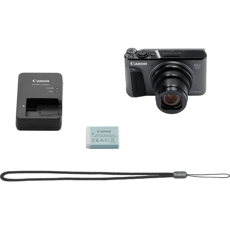 Canon PowerShot SX730 HS 20.3 Megapixel Camera - Black (1791c001) Walmart.com