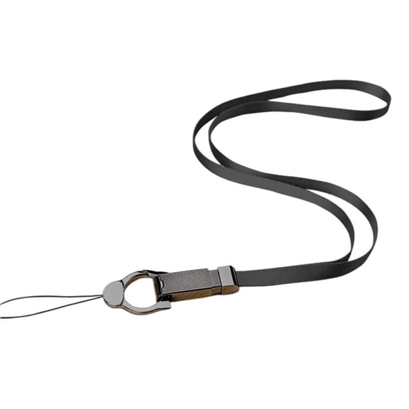 Adjustable Nylon Phone Lanyard Strap Featuring Secure Metal Lobster Clasp, Multifunctional For Neck Or Wrist Attachment