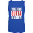 thumbnail image 1 of July 4th Straight Outta Murica America Funny Mens Tank Top, 1 of 1