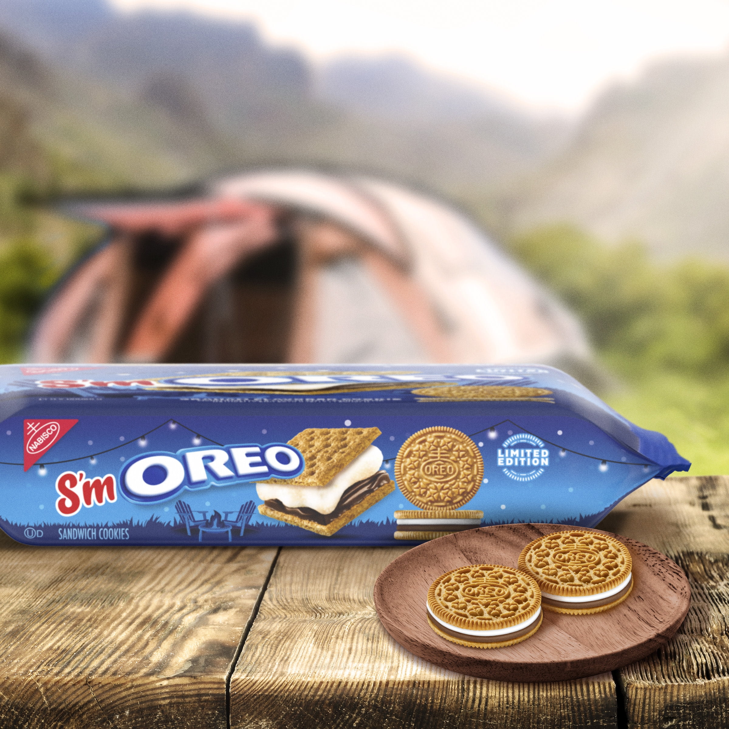 OREO S'mOREO Sandwich Cookies, Limited Edition, 12.2 oz