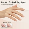thumbnail image 6 of modelones 8-in-One Builder Nail Gel, Neutral Nude Gel Builder for Nail Thickening, LED Nail Lamp Cured Hard Gel Nail Strengthener Extension Color Gel Base Rhinestone Gel Nail Glue, 6 of 9