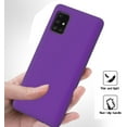 thumbnail image 4 of Galaxy A71 5G Case, Samsung A71 5G Case Liquid Silicone Case Dual Layer Hybrid Hard PC Soft Silicone Gel Rubber Bumper Slim Fit Protective Phone Case for Samsung Galaxy A71 5G, Purple, 4 of 12
