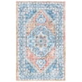 thumbnail image 3 of SAFAVIEH Saffron Ethelbert Distressed Oriental Area Rug, Blue/Rust, 3' x 5', 3 of 7