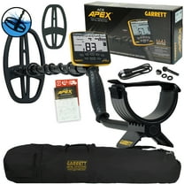 Garrett ACE APEX Metal Detector with  6 x 11 DD Viper Search Coil and Garrett Carry Bag