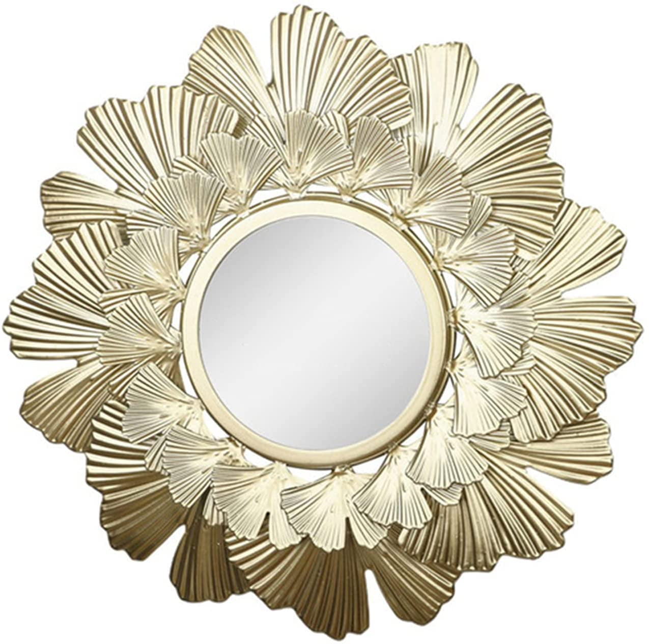 Gold Wall Mirror Decor Metal Decorative Wall Art Hanging Mirror for