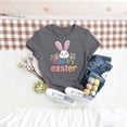 thumbnail image 4 of Camisetas de Manga Larga de las Mujeres Pascua Impreso Suelto Cuello Redondo Camiseta de Manga Corta, Camisetas de Manga Larga para las Mujeres de Uso Diario Casual, 4 of 5