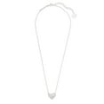 thumbnail image 2 of Kendra Scott Collier Pendentif à Longueur Ajustable Ari Heart pour Femmes, Bijou de Mode RHODIUM - Nacre Ivoire, 2 of 2