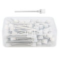 thumbnail image 1 of 100 piezas de cepillos de limpieza para brocas de uñas, limpiador de polvo para uñas, herramienta de manicura, accesorio blanco, 1 of 14