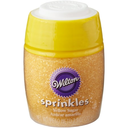 (4 pack) (4 Pack) Wilton Short Stack Yellow Sanding Sugar Sprinkles