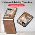 thumbnail image 2 of ELEHOLD Case for Motorola Razr 60/Razr 2025/Razr 2024, Shockproof Phone Case Slim Anti-Scratch PC Cover,Brown, 2 of 8