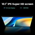 thumbnail image 3 of AT1016U Pro 10.1 Pouces Tablette Android 14: 8 Go RAM + 128 Go (1 To Extensible), Quad-Core & Batterie 6000mAh, HD IPS (1280x800), cams 5MP/2MP, WiFi/Bluetooth, Certifié GMS – Gris, 3 of 8