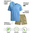 thumbnail image 2 of RBX Boys Active Shorts Set - 2 Piece Boys Athletic Shirts and Kids Basketball Shorts (8-12), 2 of 7