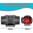 thumbnail image 5 of -Extractor De Aire Ajustable De 100 Mm, Extractor De Aire 350 M3/h Con Controlador De Velocidad Variable Dontodent El Mejor--, 5 of 5