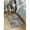 thumbnail image 3 of Lahome 2'x3' Moroccan Area Rug, Non-Slip Washable Indoor Door Mat,Small Oriental Accent Throw Rugs for Bedroom Kitchen Entryway Bathroom,Grey, 3 of 7