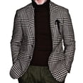 thumbnail image 4 of Top De Negocios Para Hombre, Chaqueta De Traje Informal De Manga Larga Con Un Solo Pecho Para Hombre, Poliéster Lavable A Máquina Para El Trabajo ANGGREK Otros, 4 of 6