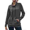 Sudadera con capucha a rayas de cuello alto para mujer FleinngHoz JD710547127
