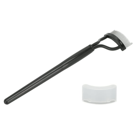 Peine de Pestañas, Diseño Liviano de Pestañas, Diseño Curvo Negro, Recto, Material de Acero inoxidable para el Hogar Para El Salón de Belleza