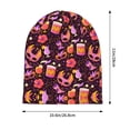 thumbnail image 2 of Beanie for Women Men, Festive Carnival Party Elements Soft Beanie Hats Winter Knit Caps Unisex Ski Hat, 2 of 5