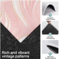 thumbnail image 3 of Pink Gold Wave Marble Kitchen Rugs Sets Of 3,Kitchen Runner Rugs Non Skid Washable,Decorative Kitchen Floor Mats for Kitchen,Sink,Laundry,17"x30"+ 17"x47" + 17"x59", 3 of 6