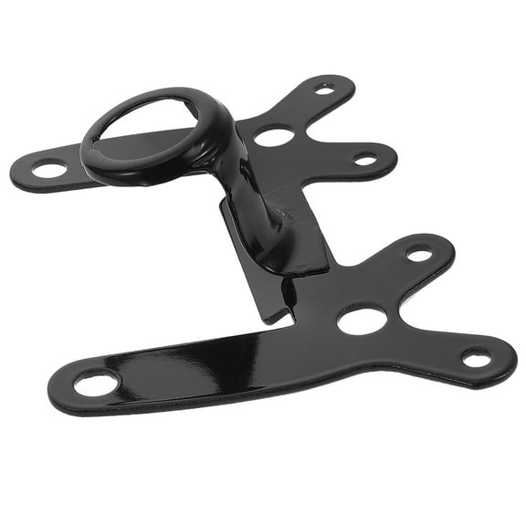 USHOBE 1Set Iron Motorcycle Meter Extension Bracket For 15.50X10.50X5.00CM Black