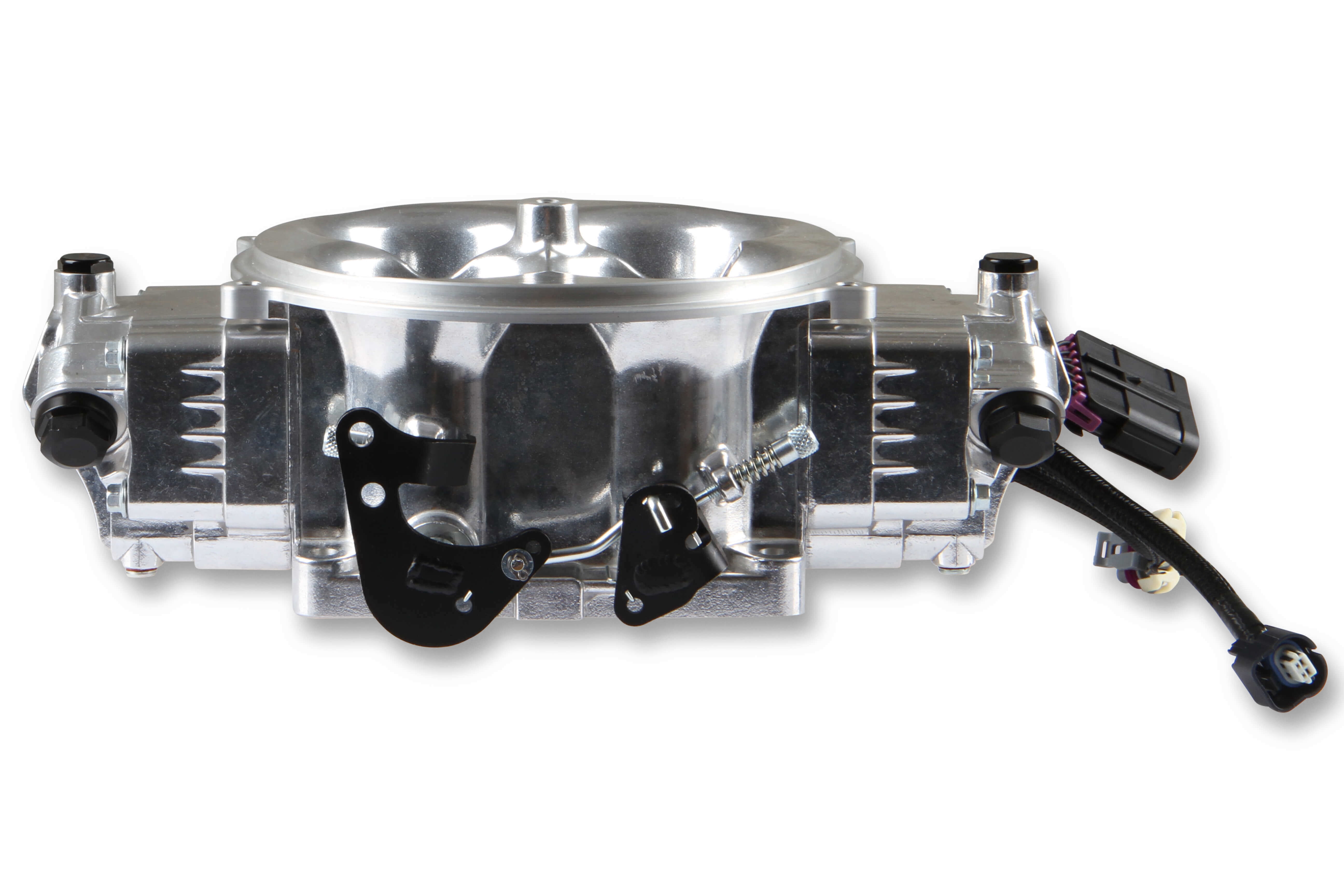 Holley EFI 534-301 Terminator X Stealth 4500 Throttle Body 8 Injectors Shiny