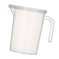 thumbnail image 1 of OUSITAID 500/1000ML Measuring Cup with Lid Kitchen Scales Measure Cup Measuring Tools - Clear  500ml, 1 of 9