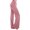Pink, variant on Cargo Pants for Women Plus Size Casual Elastic Waist Leggings Stretch Waist Button Pocket Yoga Loose Pants