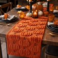thumbnail image 5 of Halloween Table Runner - 1Pc Quilted Pumpkin Embroidery Tablecloth Party Dining Home Decor B, 5 of 5