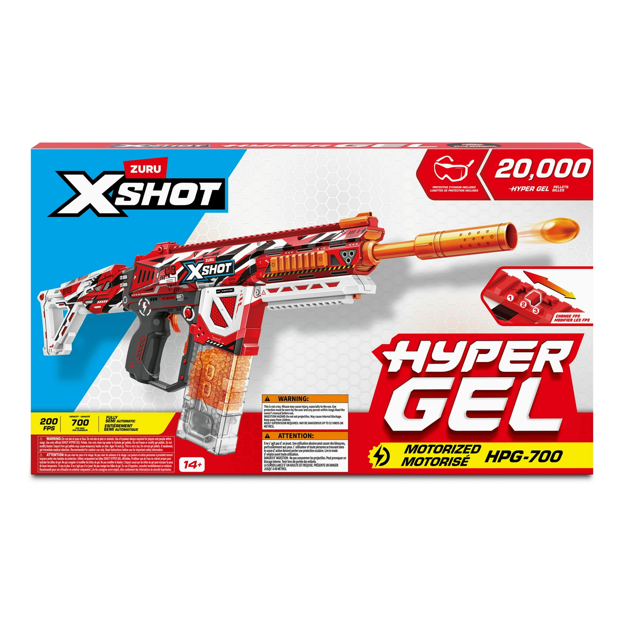 XSHOT Hyper Gel HPG-700 Blaster, Semi and Fully Automatic Gel