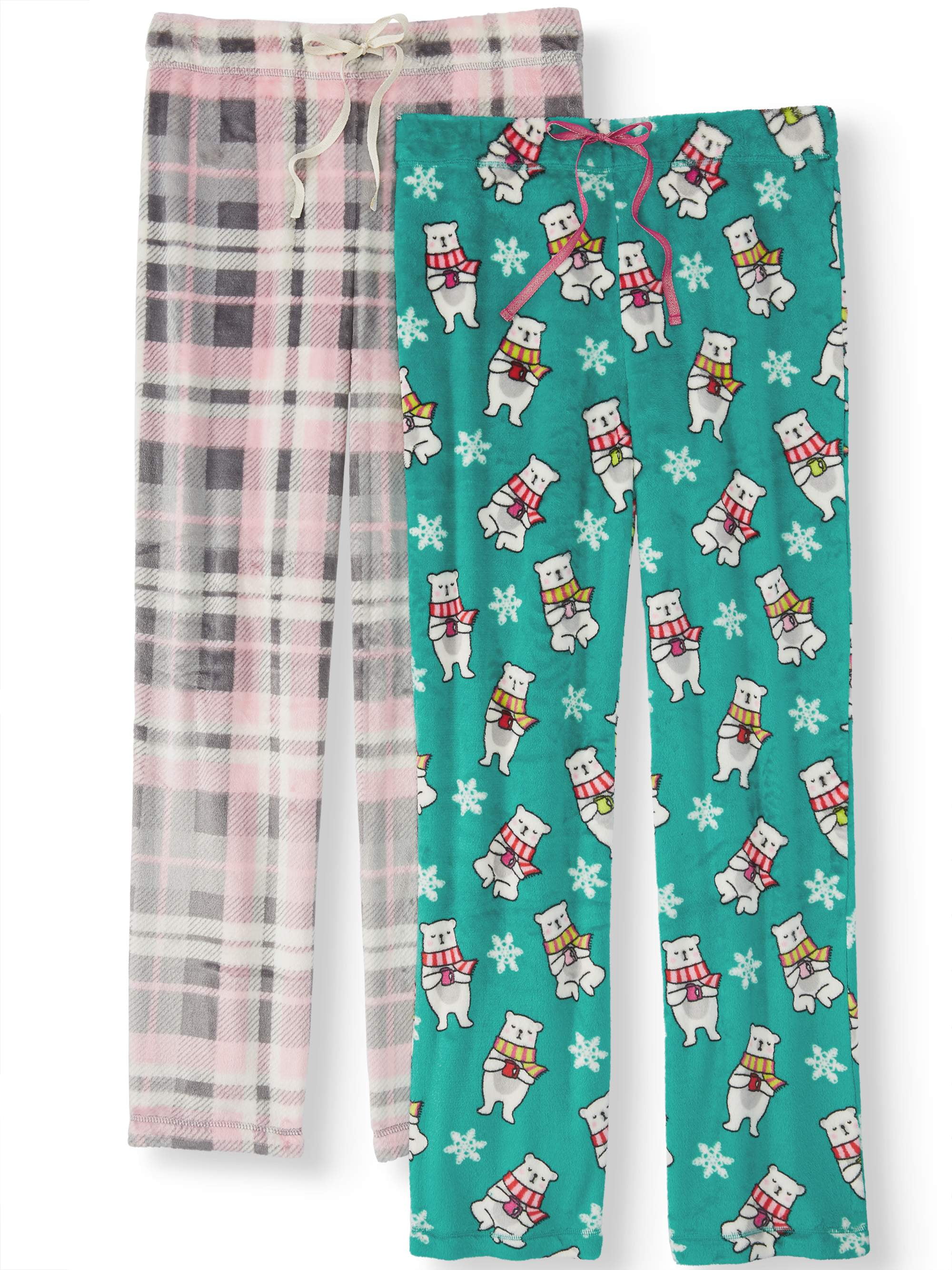 Briefly Stated Womens Superminky Fleece Sleep Pants