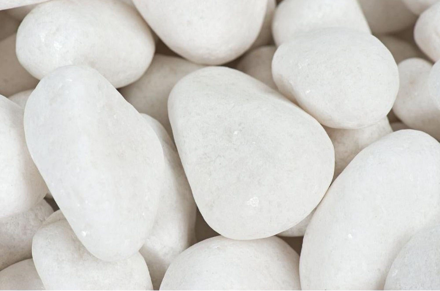Rainforest, Outdoor Decorative Stone, Natural Stone, White, 2-3", 30lbs.