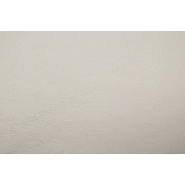 1/4" Foam Backed Marine Vinyl Upholstery Fabric Chalk White 54" Wide By