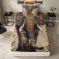 thumbnail image 4 of Erosebridal Elephant Twin Sheets, Folk Art Pattern Bedding, 3 Pieces 1 Flat Sheet 1 Fitted Sheet and 1 Pillowcase, 4 of 6