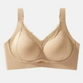 thumbnail image 2 of Womens Wireless Push up Bras, Comfortable No Underwire Lingerie, Full Support Bralette with Adjustable Straps, 2 of 9