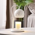 thumbnail image 4 of Candle Warmer with Timer and Dimmer, 3 Timing Adjustable Brightness Electric Candle Lamp Warmer House Warming Present  for Bedroom, 4 of 7