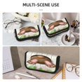 thumbnail image 5 of Fotbe Brown Bunny Pattern Pencil Case,Canvas Pen Case, Multi- Slot Pencil Pouch, Portable Pencil Bag, Pen Case for& Office, Makeup Bag ,Zipper Pouch, 5 of 6