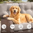 thumbnail image 5 of Bellefurn Outdoor Swivel Rocker Patio Chairs with 5" Thick Cushions,High Back Wicker Outdoor Swivel Chairs with Table,Patio Swivel Glider Chairs for Porch,Balcony,Garden,Deck & Backyard, 5 of 11