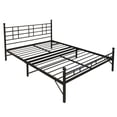thumbnail image 3 of Mellow Easy Set-up Steel Platform Bed with Headboard, Queen, 3 of 7