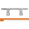 thumbnail image 2 of HUGFEGWE Cales de Bateau à Base Ouverte, Robustes, en Acier Inoxydable 316, Cales de Quai de Bateau avec Vis d'Installation pour Quai de Bateau Marin, Pont CJB91-40007, 2 of 7