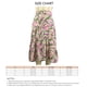 thumbnail image 2 of Falda floral de mujer Elástico de cintura alta Dobladillo con volantes Una línea Hermosa falda estampada para ropa de verano Camuflaje XL, 2 of 2