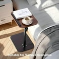 thumbnail image 6 of Adjustable Folding Laptop Table, Portable Home Office Desk, Bedside and Sofa Side Table, Sturdy Metal Frame, Space-Saving, Rotatable and Height Adjustable, 6 of 9