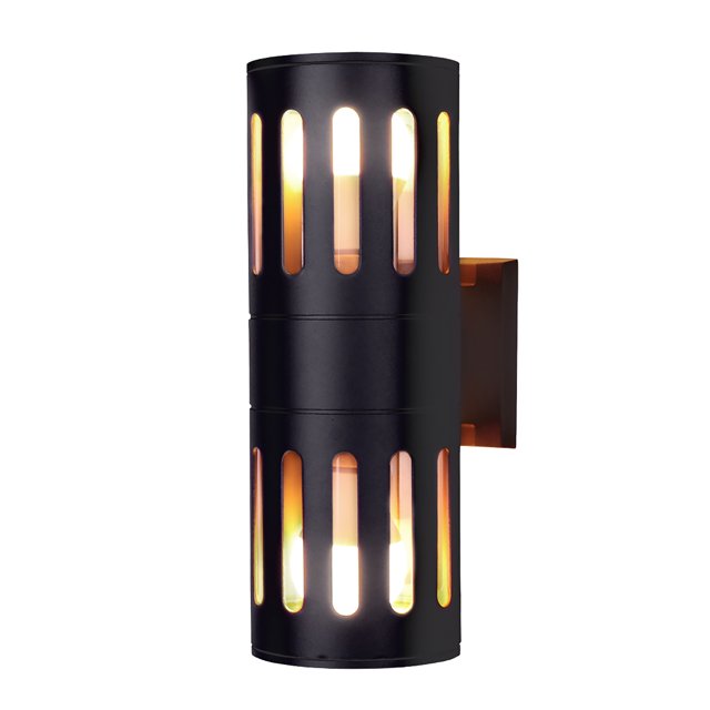 Lámpara De Jardín De 20W Con Cabezales Dobles Ip65, Lámparas De Pared Led Impermeables, Lámpara De Pared Para Exteriores, Rgb Y Blanco Cálido Noticed HA024452-06