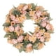 thumbnail image 2 of Corona de primavera, corona floral, suministros para fiestas, manualidades, decorativas, creativas, artificiales. Rosa, 2 of 9