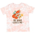 thumbnail image 3 of Inktastic My Nana Loves Me Grandchild Cute Fox Boys or Girls Toddler T-Shirt, 3 of 5