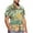 Green D, variant on Horkkom Mens Hawaiian Shirts Short Sleeve Casual Button Down Shirt Palm Tree Print Beach Shirts