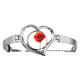 thumbnail image 1 of Flor Roja Pintura arte Corn poppy sencillez Pulsera pulsera de joyería en forma de corazón Unbranded M, 1 of 3