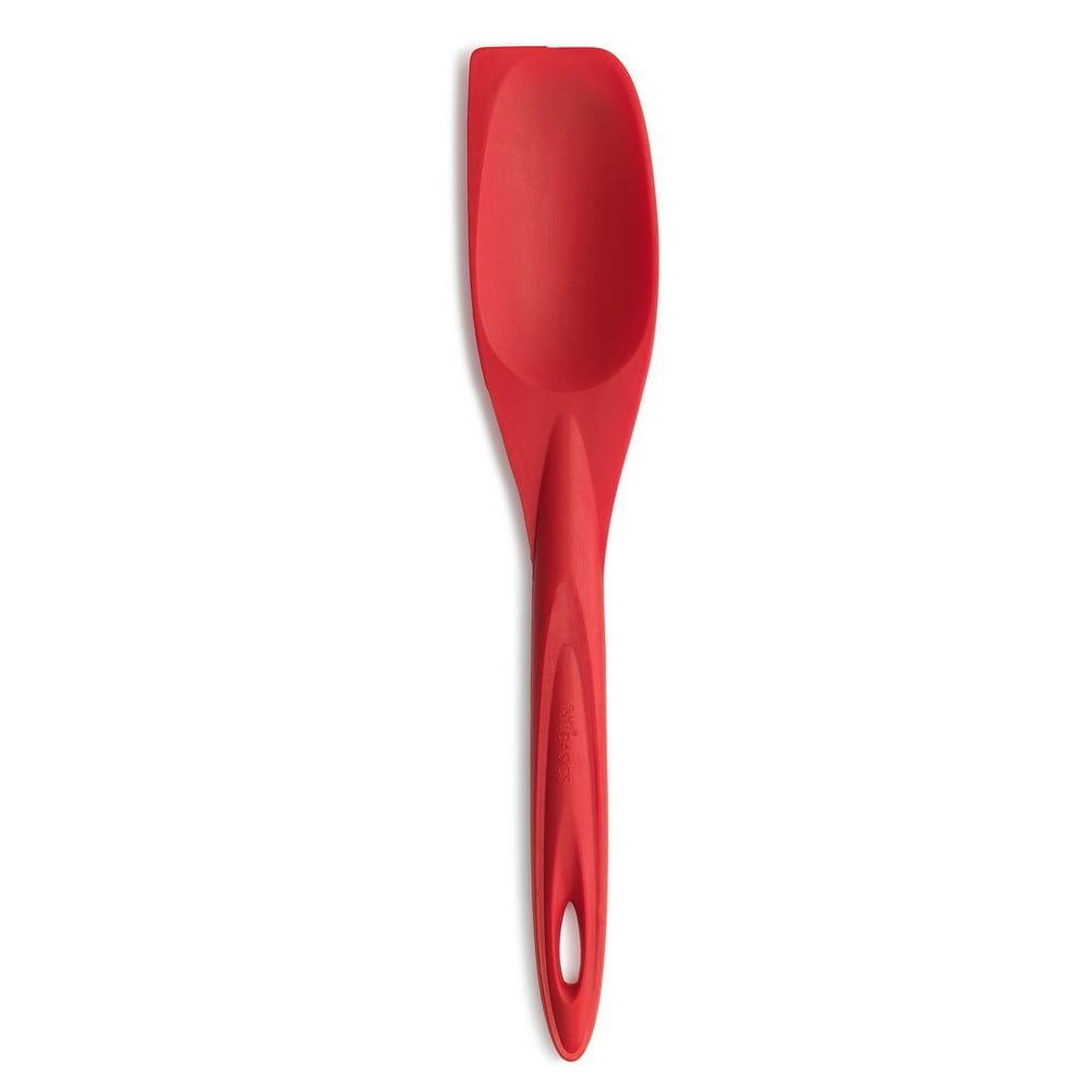 iSi Basics 12 Inch Silicone Spoon Spatula Kitchen Spoon Red 2 In 1 - Walmart.com - Walmart.com